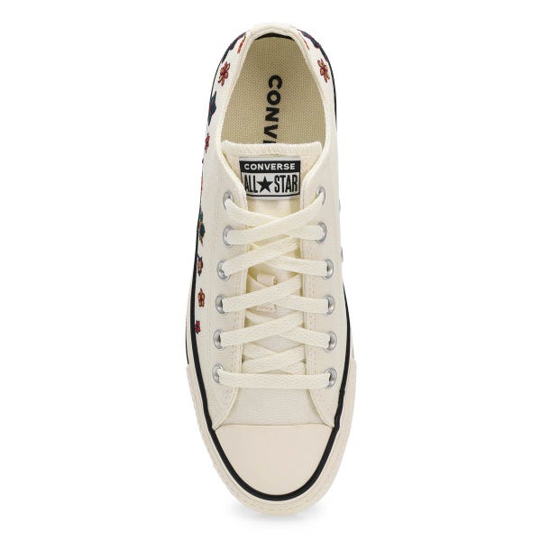 Baskets CHUCK TAYLOR ALL STAR FLOWERS, sombrement blasé/rouge, femmes