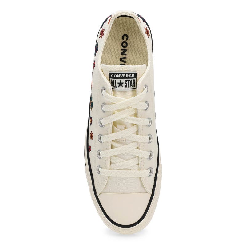 Baskets CHUCK TAYLOR ALL STAR FLOWERS, sombrement blasé/rouge, femmes