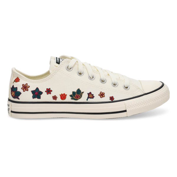 Baskets CHUCK TAYLOR ALL STAR FLOWERS, sombrement blasé/rouge, femmes