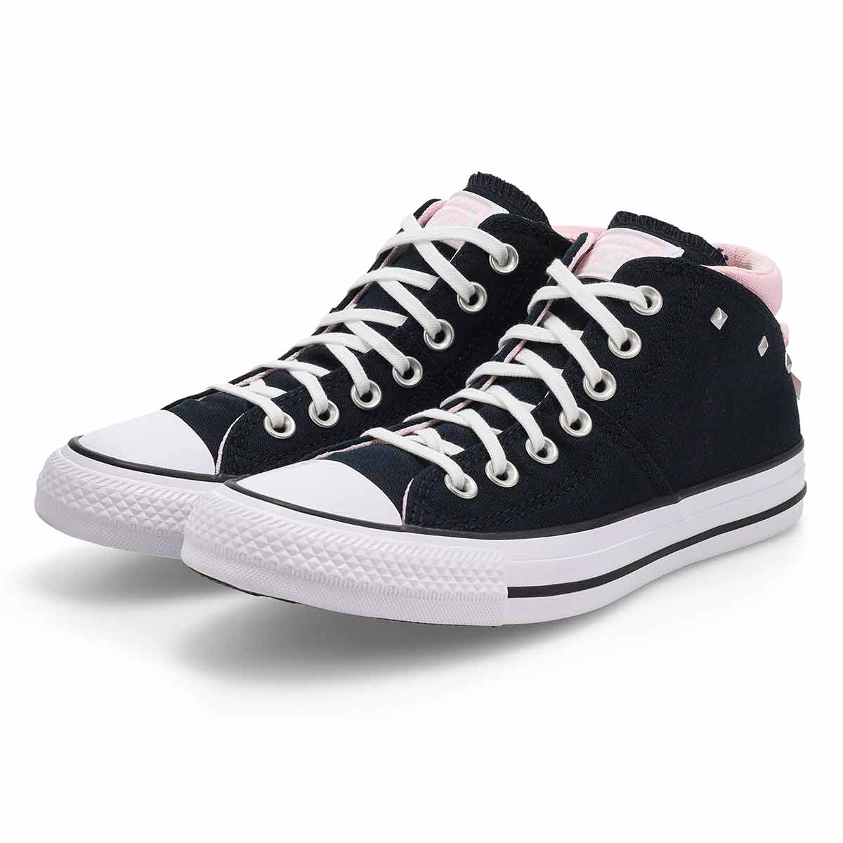 Baskets mi-hautes CHUCK TAYLOR ALL STAR MADISON MID, noir/glaçage rose, femmes