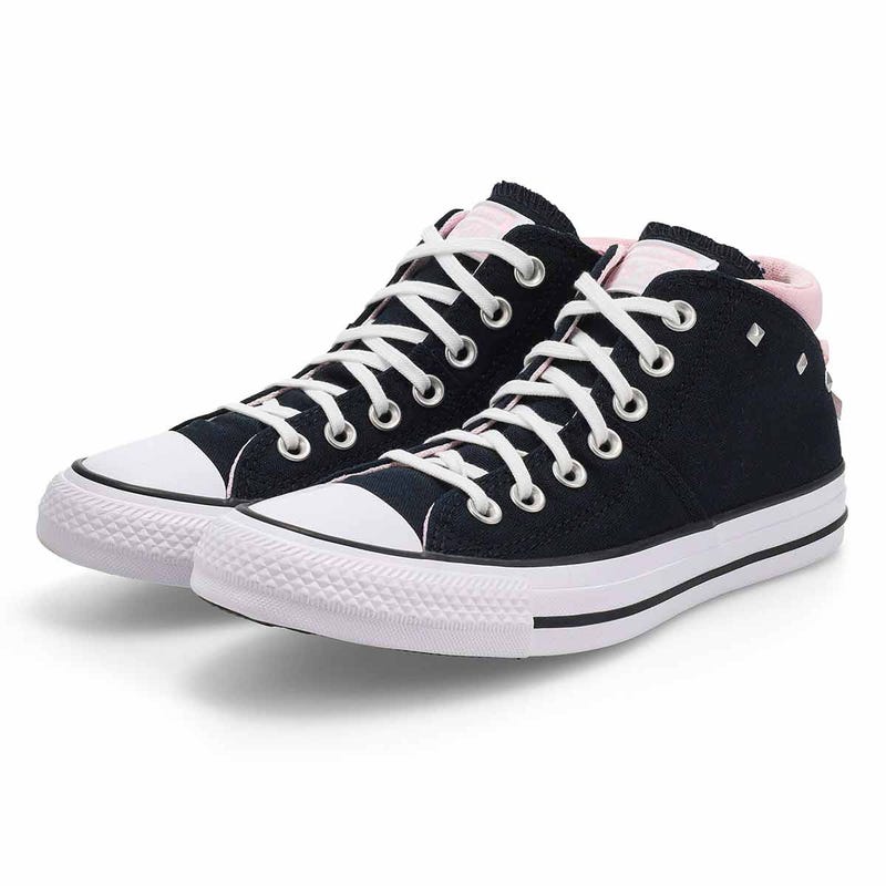Baskets mi-hautes CHUCK TAYLOR ALL STAR MADISON MID, noir/glaçage rose, femmes