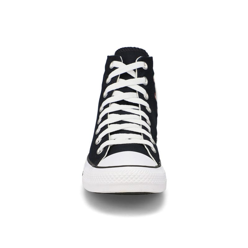 Baskets hautes CHUCK TAYLOR ALL STAR - STRAWBERRIES HI TOP, noir/rouge doux/vert, femmes