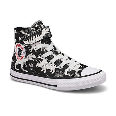 Baskets Chuck Taylor All Star 2V Dinocons, noir/blanc/noir, enfants