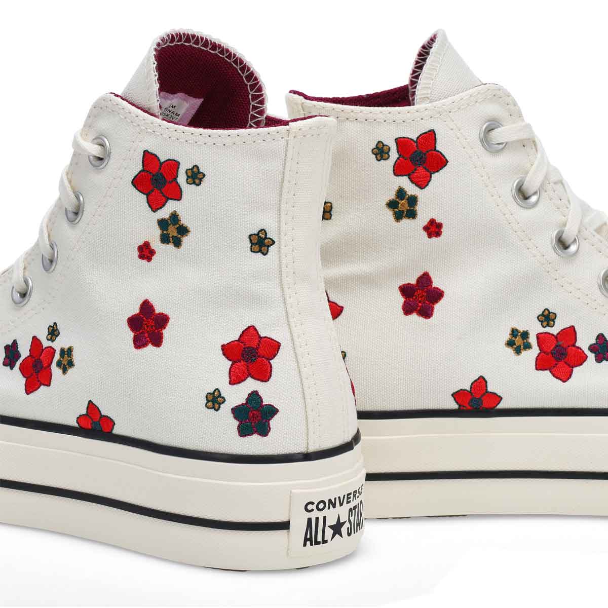 Women's Chuck Taylor All Star Lift Platform Flowers - Red/Frozen Acai