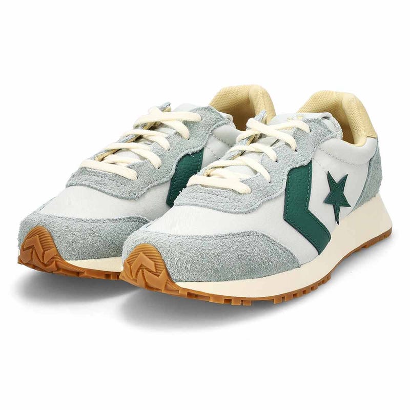 Baskets à lacets OMEGA TRAINER, montagne sarcelle/vert, femmes