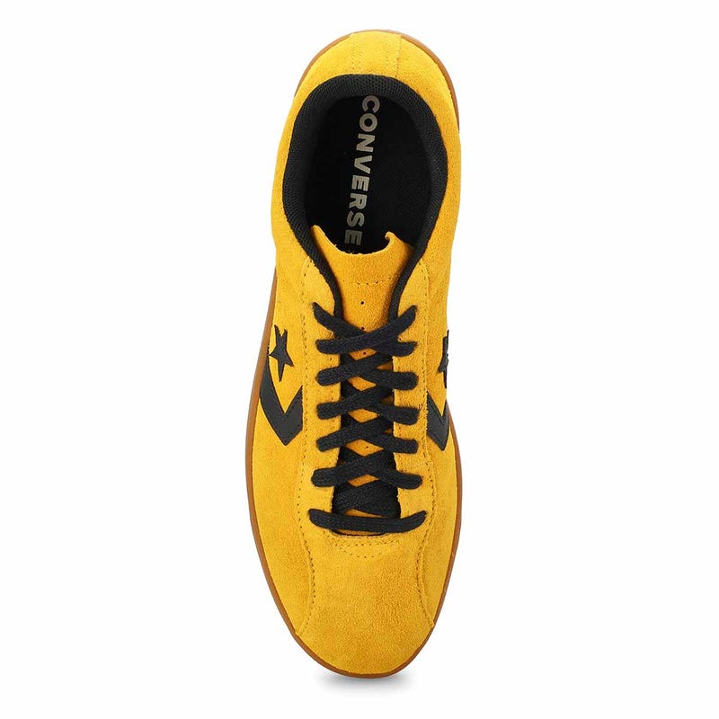 Baskets CLASSIC TRAINER SUEDE, jaune/noir/résine, hommes