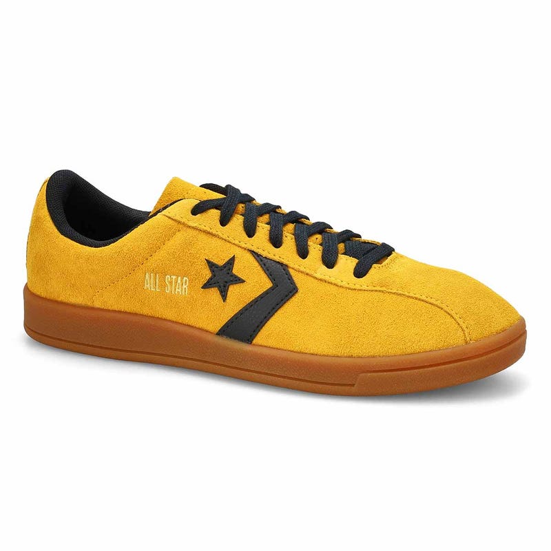 Baskets CLASSIC TRAINER SUEDE, jaune/noir/résine, hommes