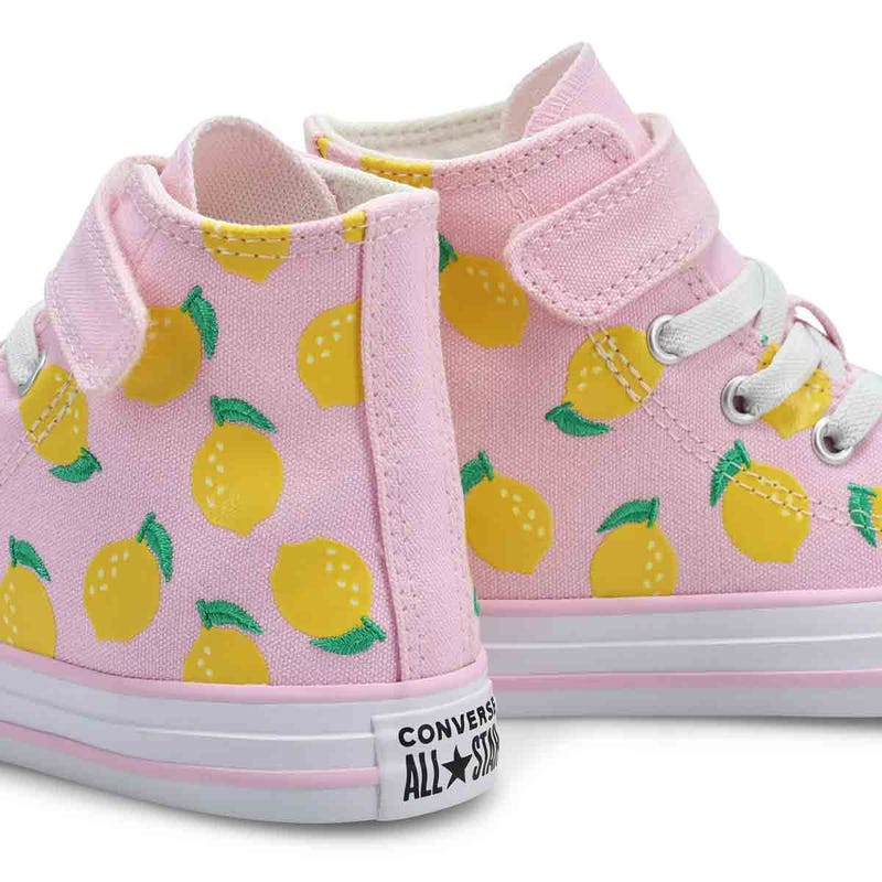 Baskets CHUCK TAYLOR ALL STAR CITRUS, rose/jaune/blanc, filles