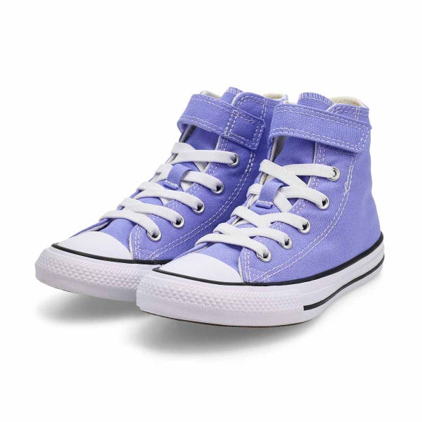 Baskets faciles à enfiler CHUCK TAYLOR ALL STAR EASY ON, pervenche/blanc/aigrette, enfants