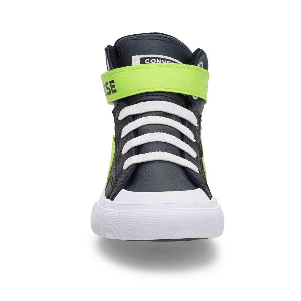 Kids'  Chuck Taylor All Star Pro Blaze Sneaker - Black/Neon Mantis/White