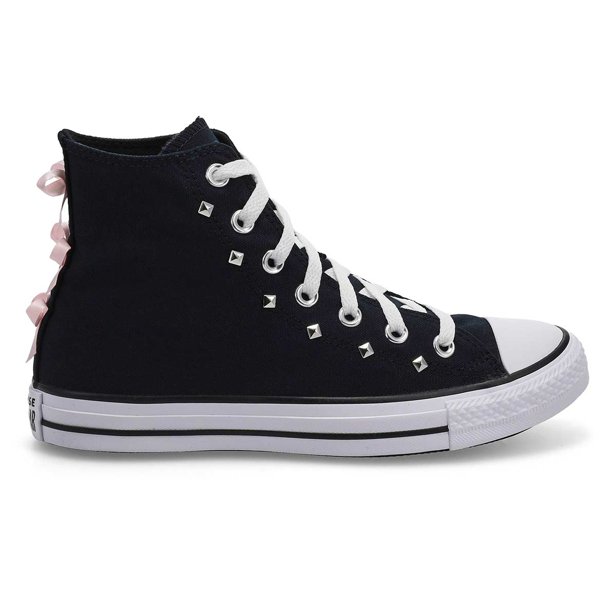 Baskets CHUCK TAYLOR ALL STAR BOWS & STUDS, noir/glaçage rose, femmes