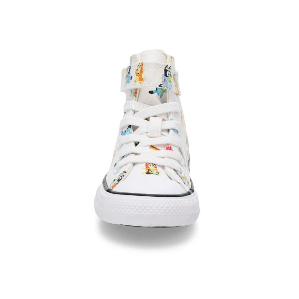 Kids' Chuck Taylor All Star 1V - Bluey High Top Sneaker - White/Multi/Black