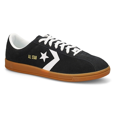 Mns Classic Trainer Suede Sneaker - Black
