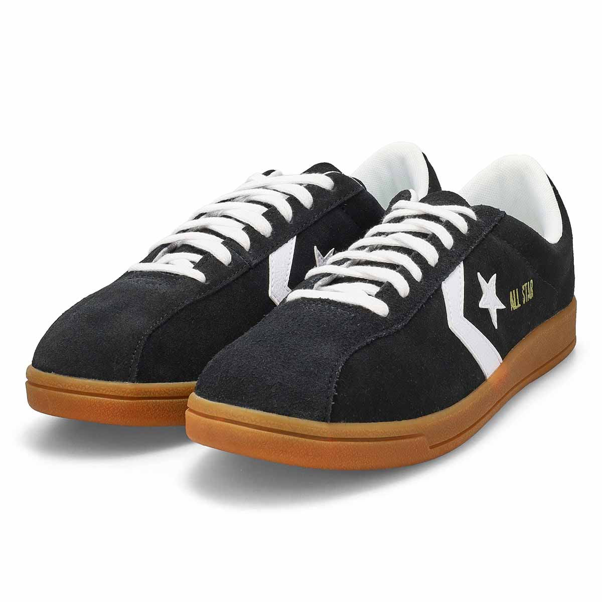 Men's Classic Trainer Suede Sneaker - Black