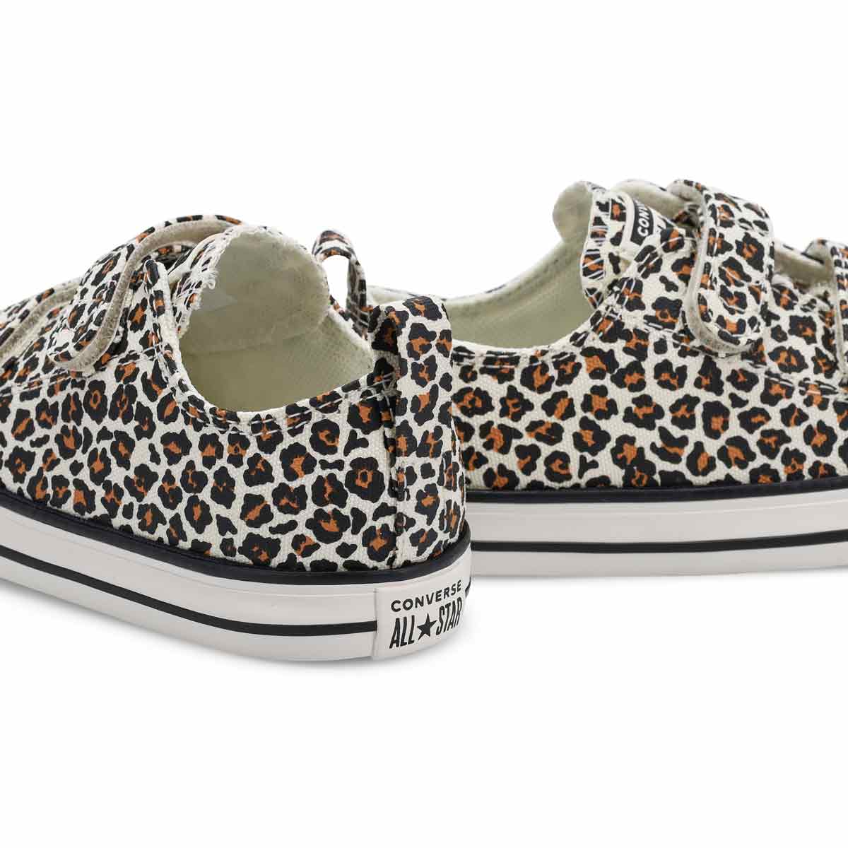 Infants' G Chuck Taylor All Star 2V  Back to Leopard Sneaker - Ox Egret/White