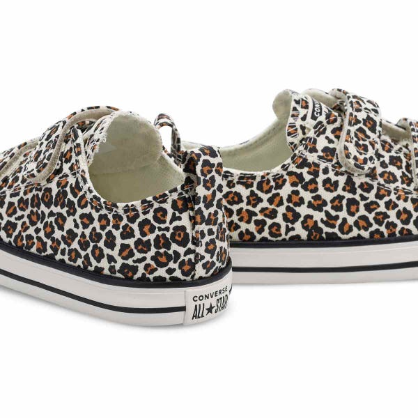 Infants' G Chuck Taylor All Star 2V  Back to Leopard Sneaker - Ox Egret/White