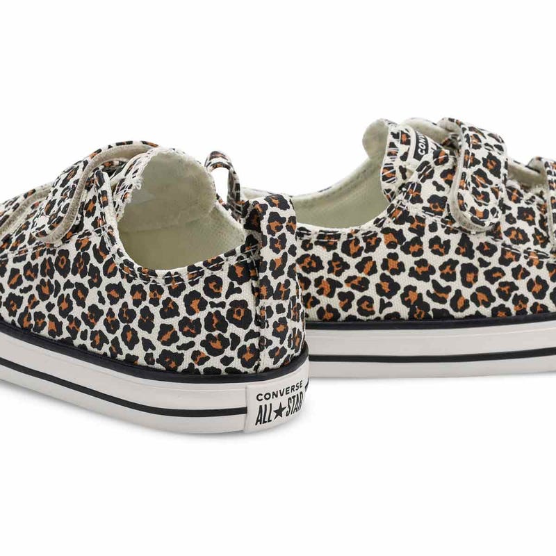 Infants' G Chuck Taylor All Star 2V  Back to Leopard Sneaker - Ox Egret/White