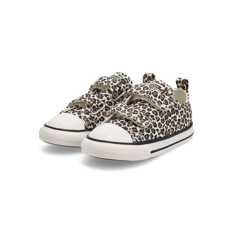 Infants' G Chuck Taylor All Star 2V  Back to Leopard Sneaker - Ox Egret/White