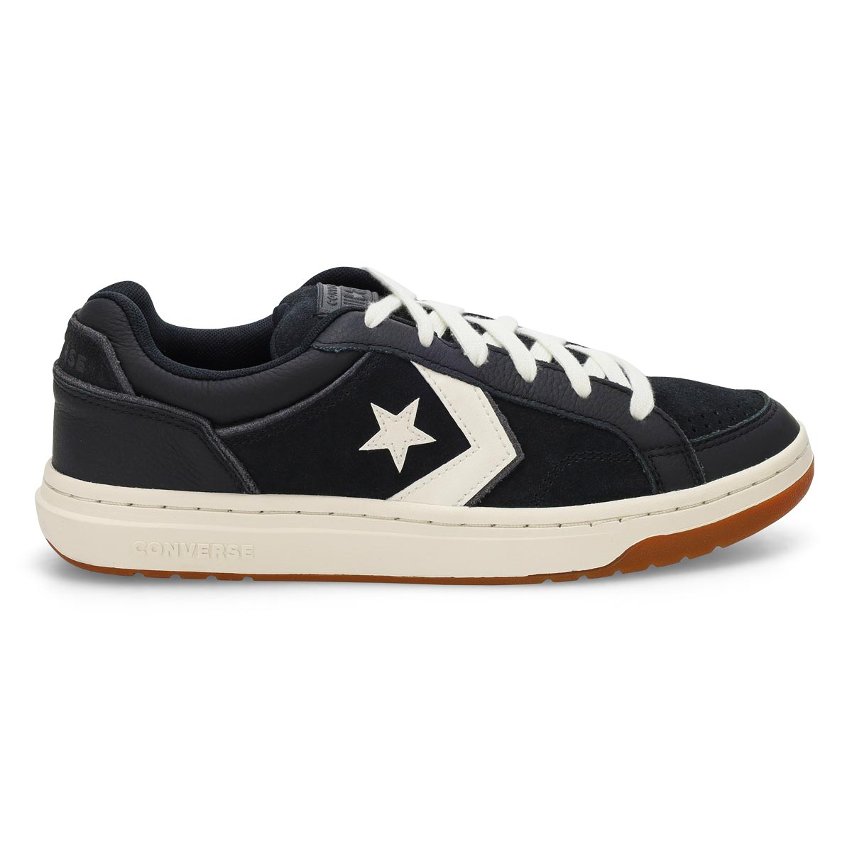 Men's Pro Blaze Classic Suede Oxford Sneaker - Black/ Egret