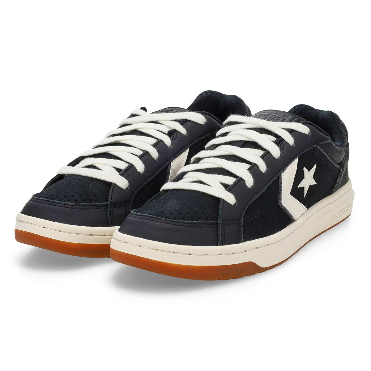 Men's Pro Blaze Classic Suede Oxford Sneaker - Black/ Egret