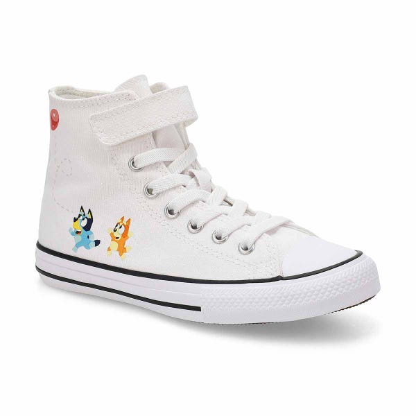 Kids'  Chuck Taylor All Star 1V- Bluey High Top Sneaker - Blue/Multi/White