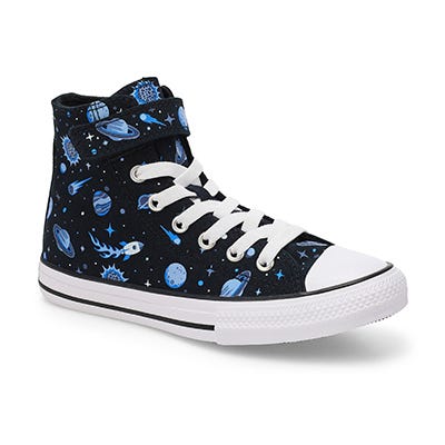 Kds Chuck Taylor All Star Colour Play High Top Sneaker -Black/White/Slacker Blue