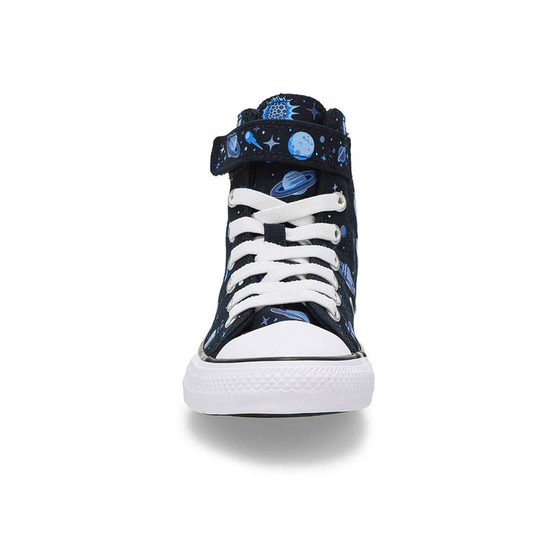 Kids'  Chuck Taylor All Star Colour Play High Top Sneaker -Black/White/Slacker Blue