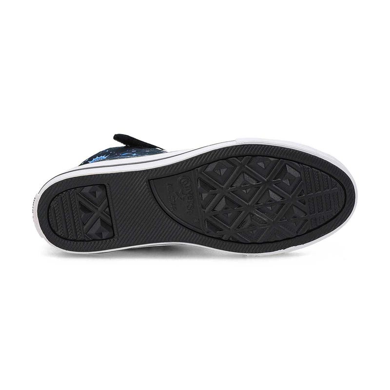 Kids'  Chuck Taylor All Star Colour Play High Top Sneaker -Black/White/Slacker Blue