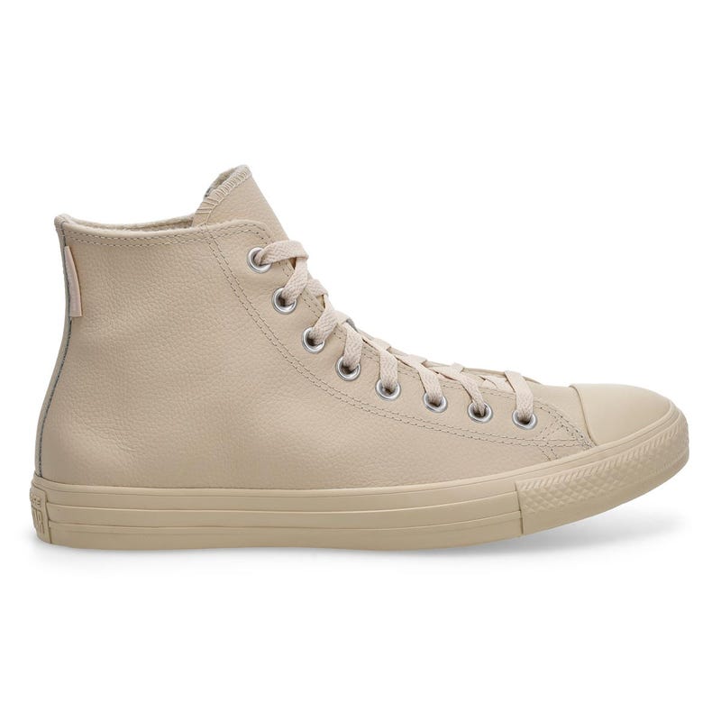 Baskets hautes en cuir CHUCK TAYLOR ALL STAR LEATHER HI TOP, dune pâle, hommes