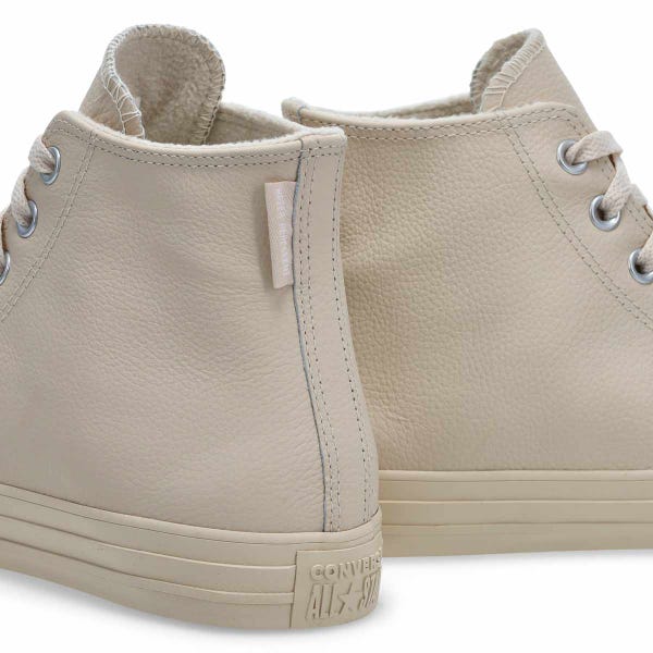 Baskets hautes en cuir CHUCK TAYLOR ALL STAR LEATHER HI TOP, dune pâle, hommes