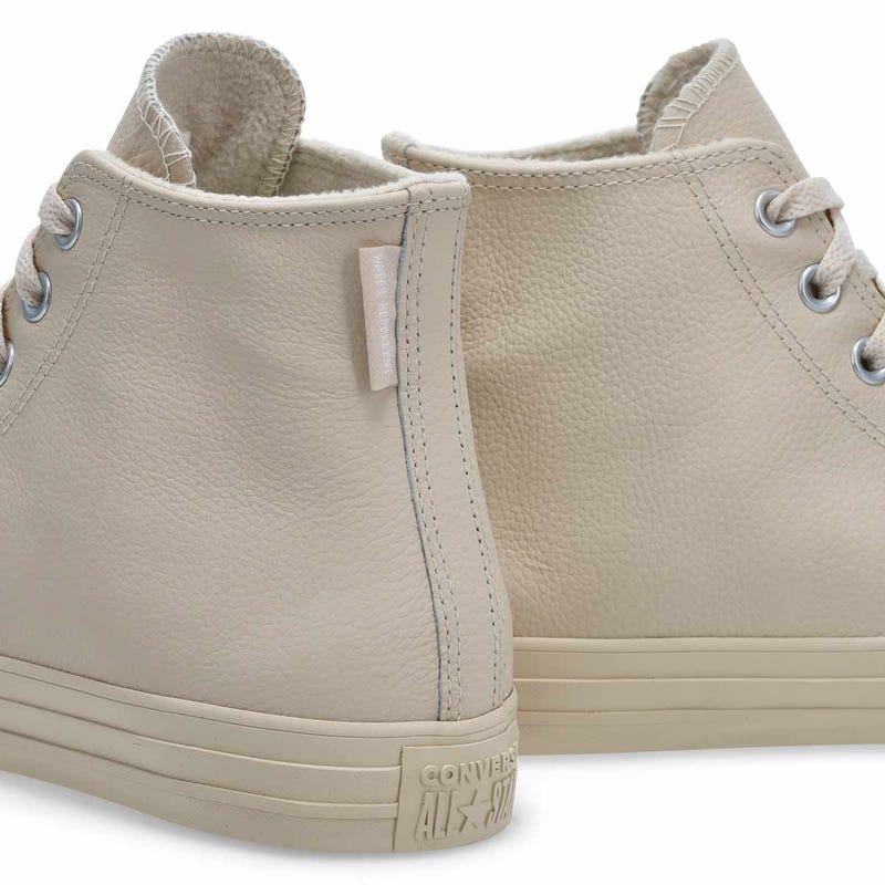 Baskets hautes en cuir CHUCK TAYLOR ALL STAR LEATHER HI TOP, dune pâle, hommes