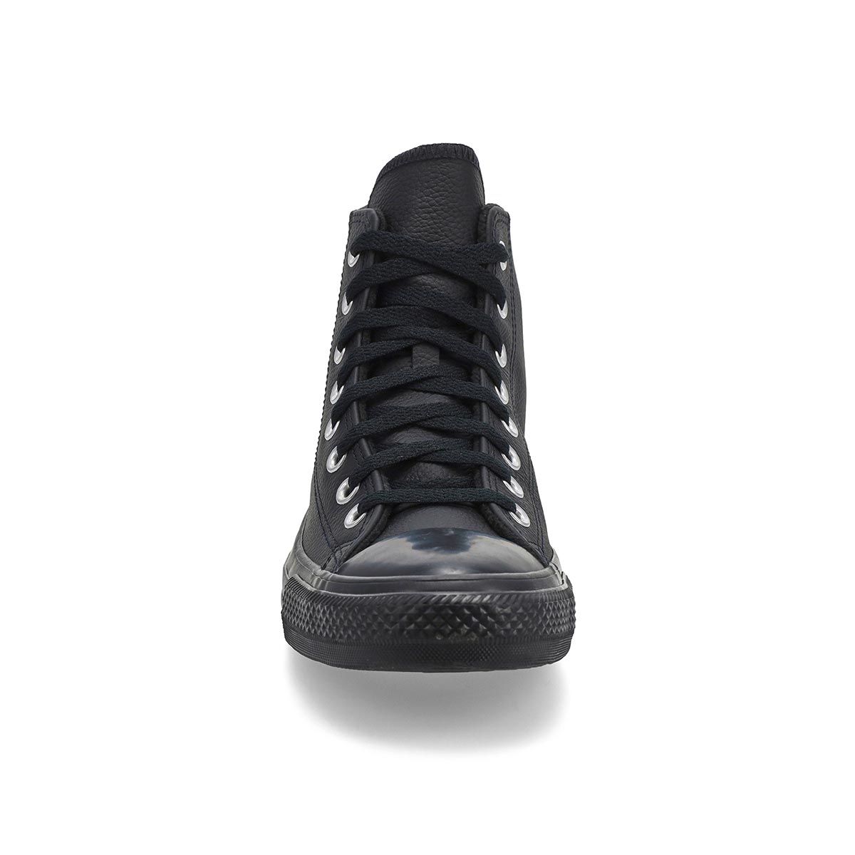 Men's Chuck Taylor All Star Leather Hi Top Sneaker - Black/Black