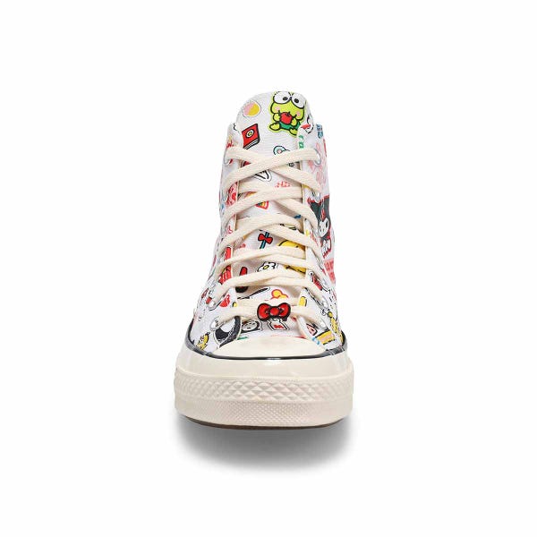 Women's  CTAS Hi Hello Kitty and Friends Sneaker - White/Pink/Green