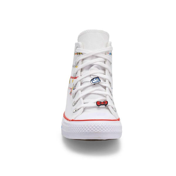 Women's CTAS Hi Hello Kitty And Friends Sneaker - White/Red/Yellow