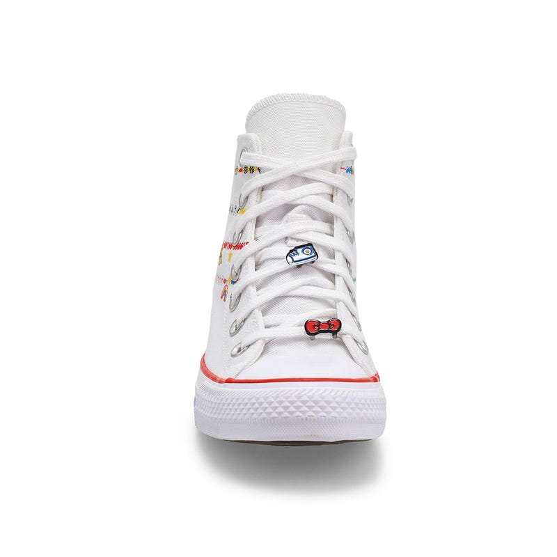 Women's CTAS Hi Hello Kitty And Friends Sneaker - White/Red/Yellow