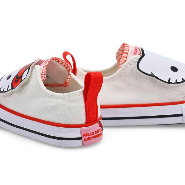 Infants' CTAS One Strap Hello Kitty And Friends Sneaker - White/White/Red