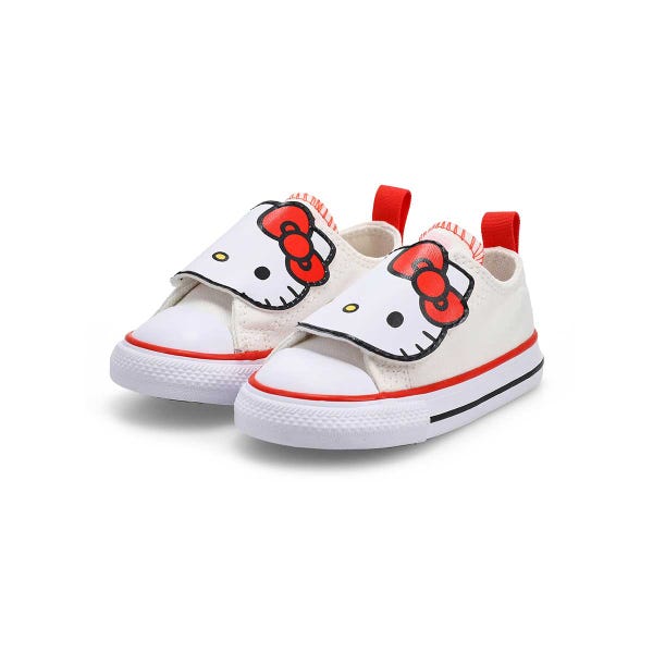 Infants' CTAS One Strap Hello Kitty And Friends Sneaker - White/White/Red