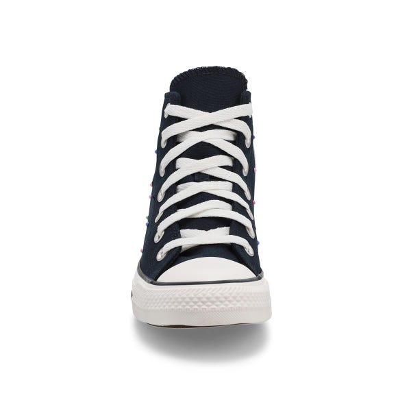 Baskets hautes CHUCK TAYLOR ALL STAR, noir/rose/pervenche, femmes