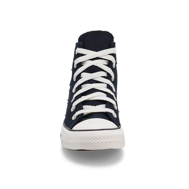 Baskets hautes CHUCK TAYLOR ALL STAR, noir/rose/pervenche, femmes