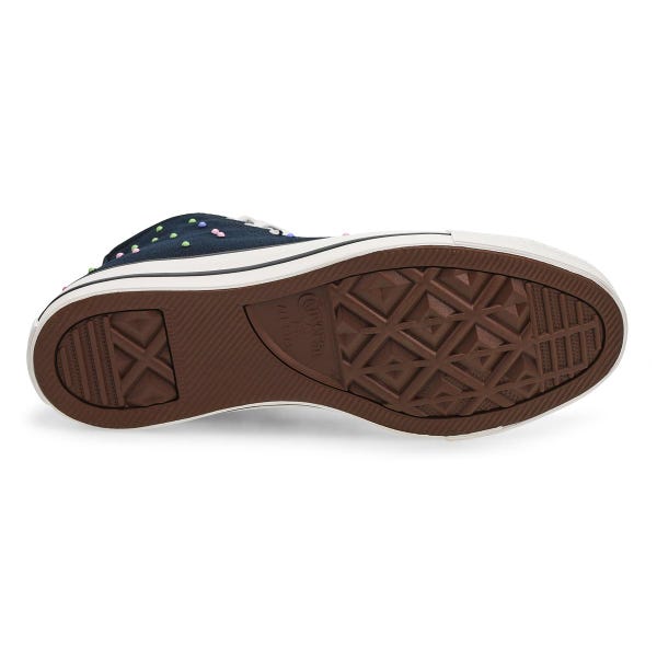 Baskets hautes CHUCK TAYLOR ALL STAR, noir/rose/pervenche, femmes