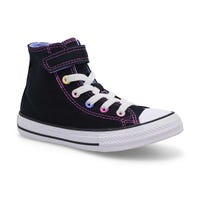 Kids' Chuck Taylor All Star Beads Sneaker - Black/White/Very Peri