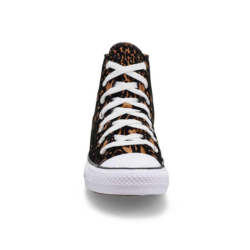 Women's  Chuck Taylor All Star Animal Print Hi Top Sneaker - Incensed/Black