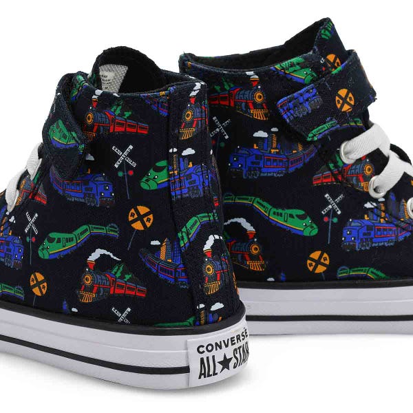 Kids'  Chuck Taylor All Star Classic 1V Hi Top Sneaker - Black/Multi