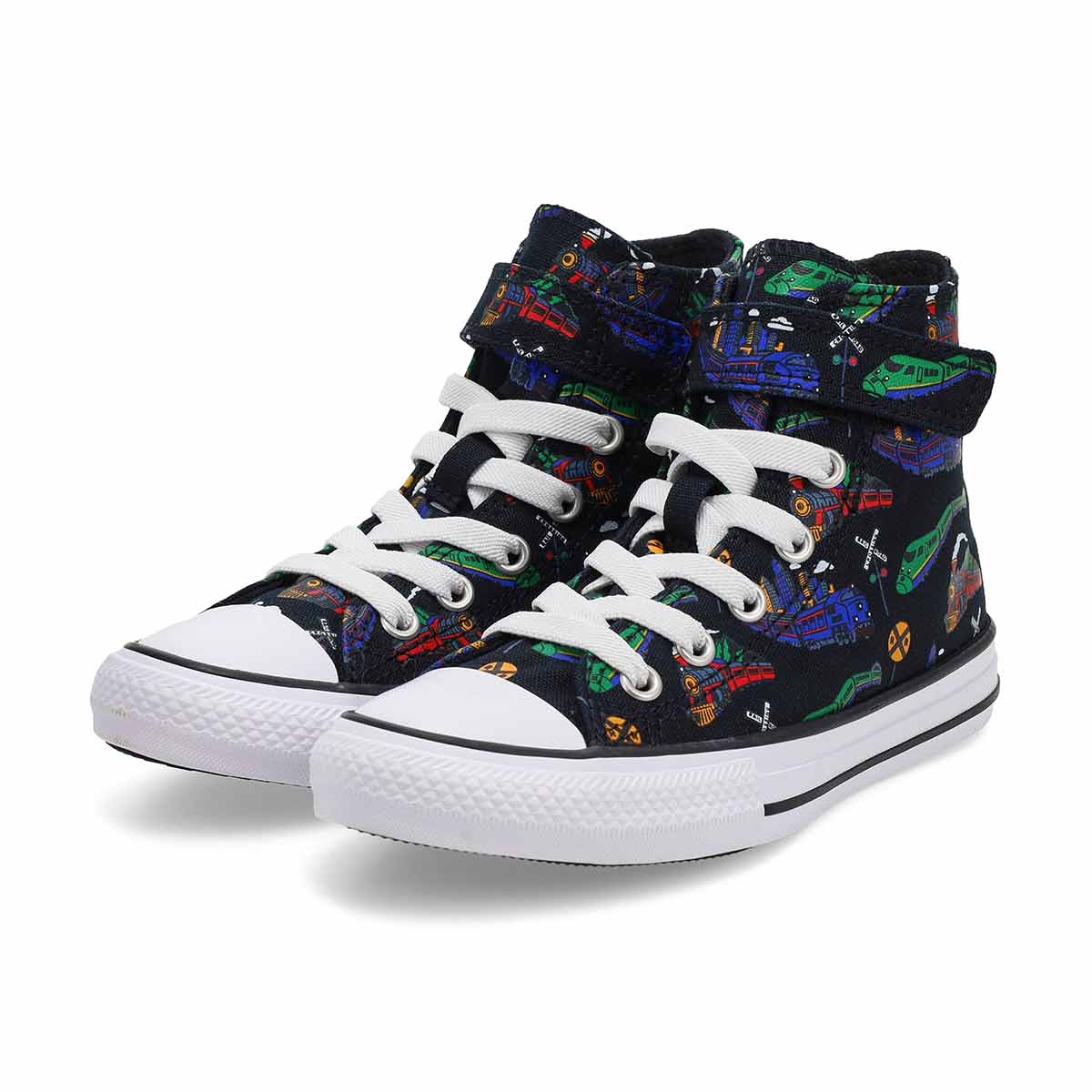Baskets hautes CHUCK TAYLOR ALL STAR CLASSIC 1V HI TOP, noir/multi, enfants