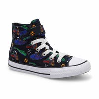 Kids'  Chuck Taylor All Star Classic 1V Hi Top Sneaker - Black/Multi