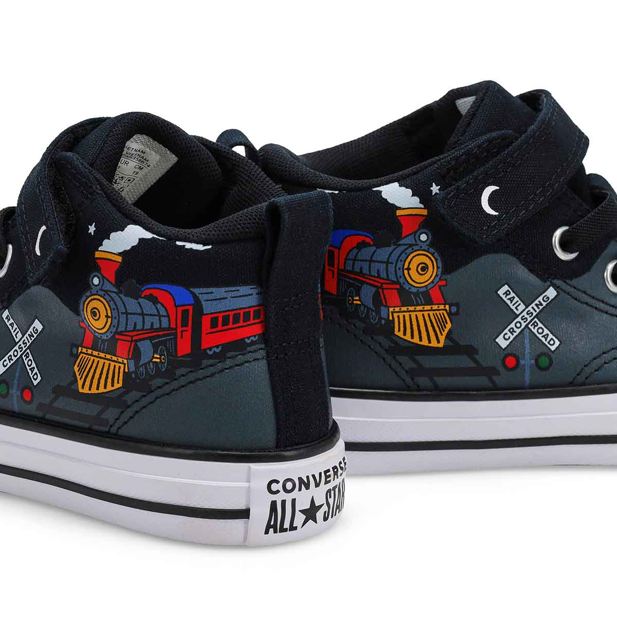 Baskets mi-hautes CHUCK TAYLOR ALL STAR MALDEN STREET MID, noir/multi, garçons