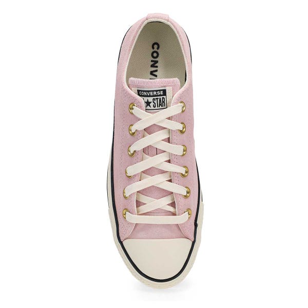 Women's Chuck Taylor All Star Suede Sneaker - New Found Bloom/Gold/Egret