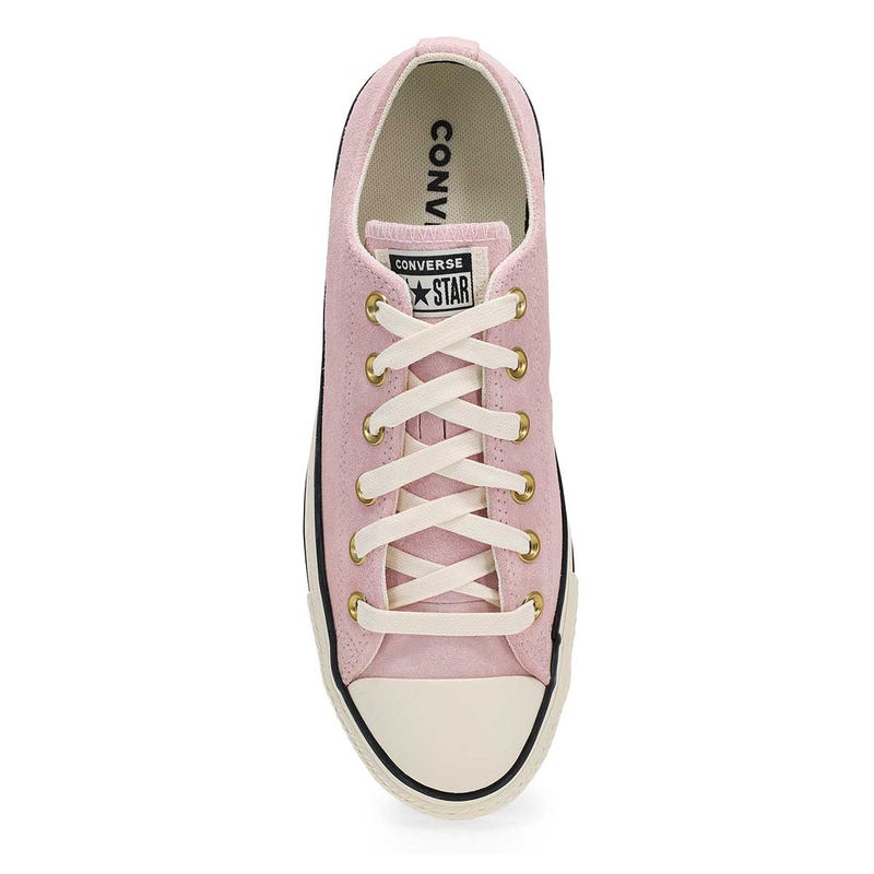 Women's Chuck Taylor All Star Suede Sneaker - New Found Bloom/Gold/Egret