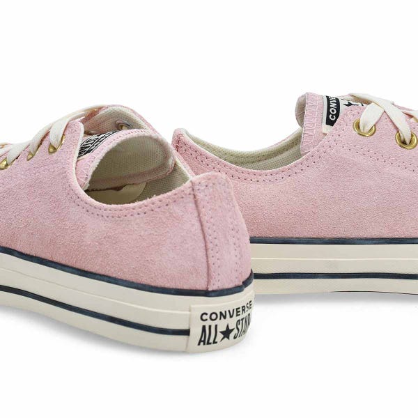 Women's Chuck Taylor All Star Suede Sneaker - New Found Bloom/Gold/Egret