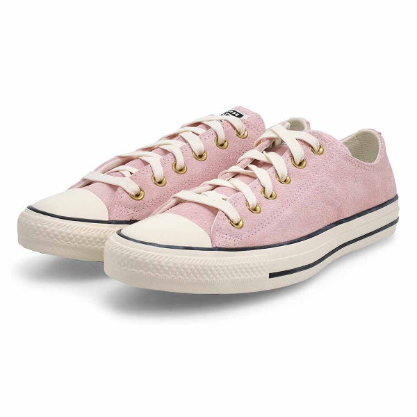 Women's Chuck Taylor All Star Suede Sneaker - New Found Bloom/Gold/Egret